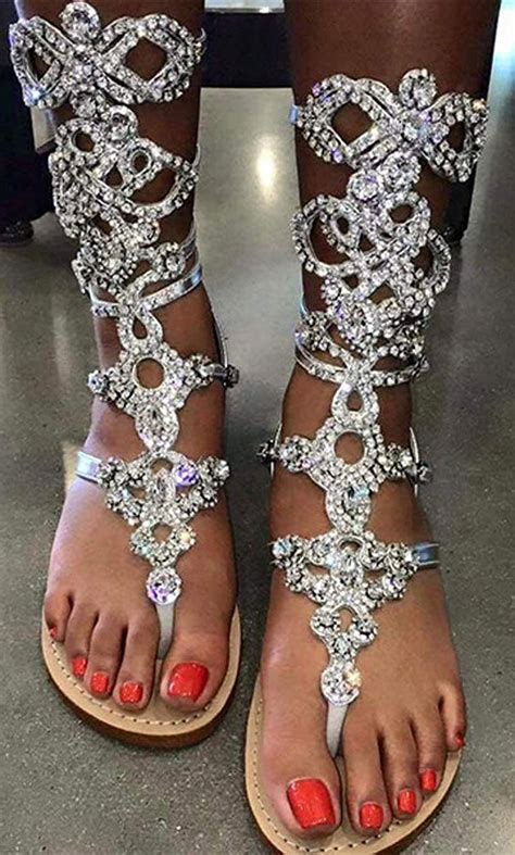 Jeweled shoes: sandals, pumps, flats and more 